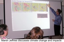 Martin Jeffries discusses climate change and impacts