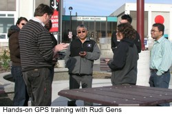 Hands-on GPS training with Rudi Gens
