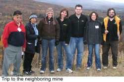 Trip to neighboring mine
