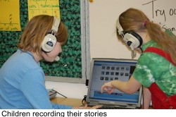 Children using voice over narration