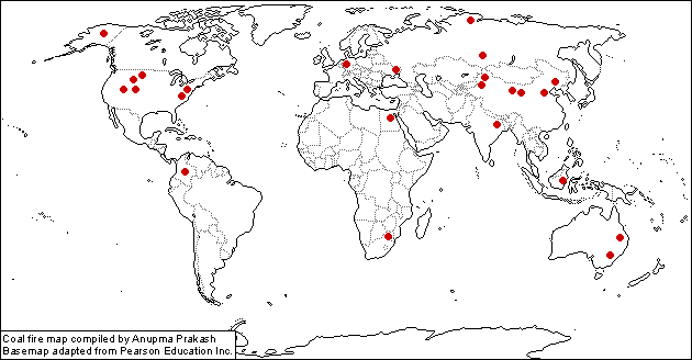 Global Coal Fire Map