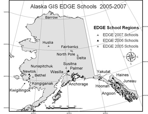 Location of all EDGE schools