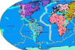 Map of half the world