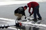 Field measurements of Lake Ice Thickness