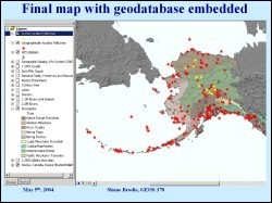 Quaternary map of Alaska with embedded geodatabase