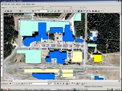 Digitized buildings of the UAF Westridge area