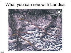 Landsat image of study area